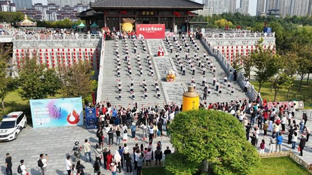 书香三载遇国庆，淄博市张店区海岱楼钟书阁奏响文化赞歌