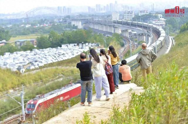 柳州一山顶机位走红，周末数百人打卡！紧急提醒：非景区，尚未开发！