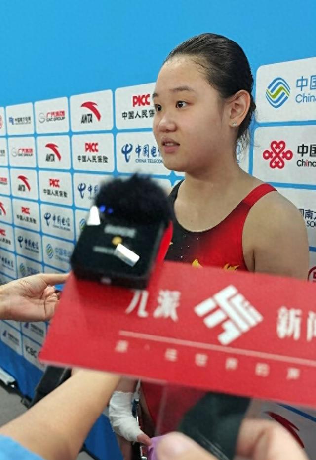 十五运丨女子10米台决赛张家齐排第10，赛后回应：没有遗憾，我很对得起自己