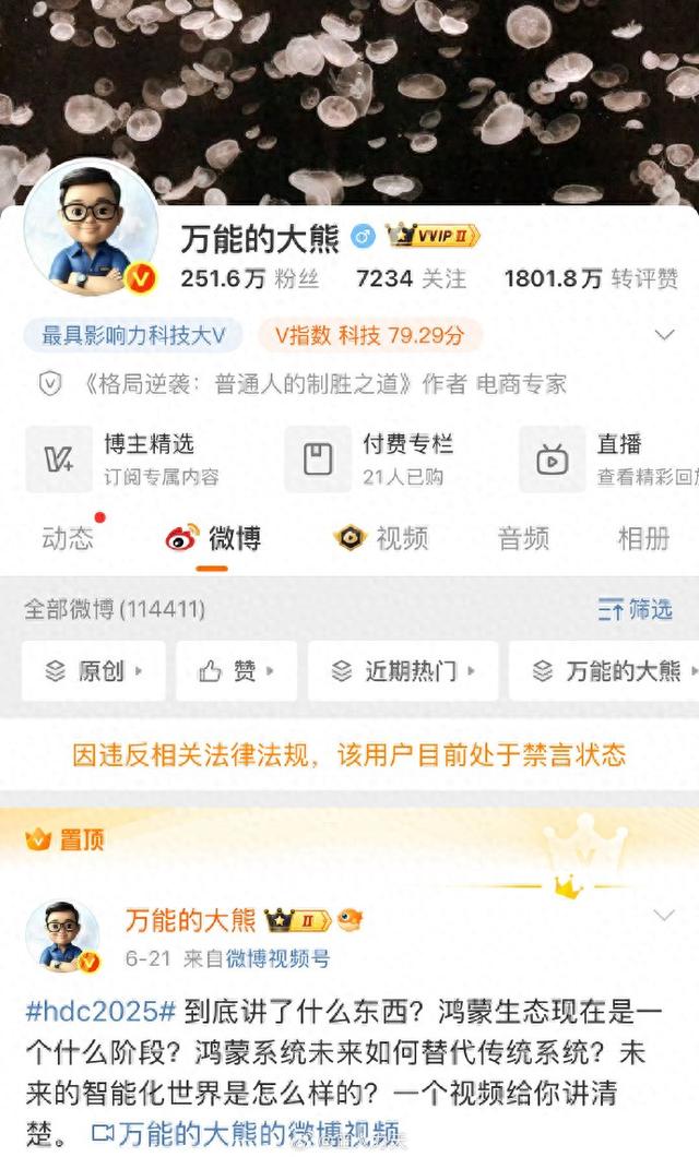 这些微博大V先后被禁言，魅族前高管李楠发表看法，微博CEO回复了