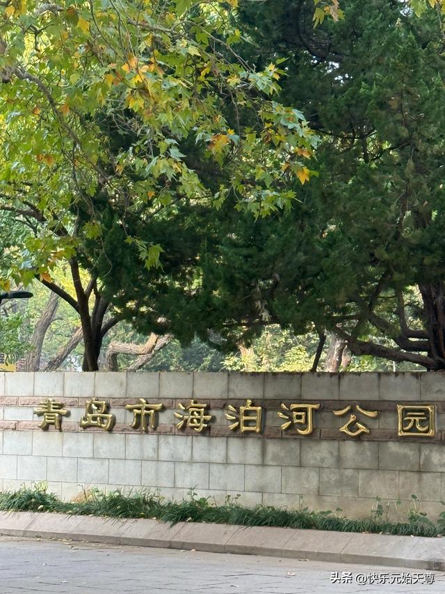 我一上午去了两个公园，