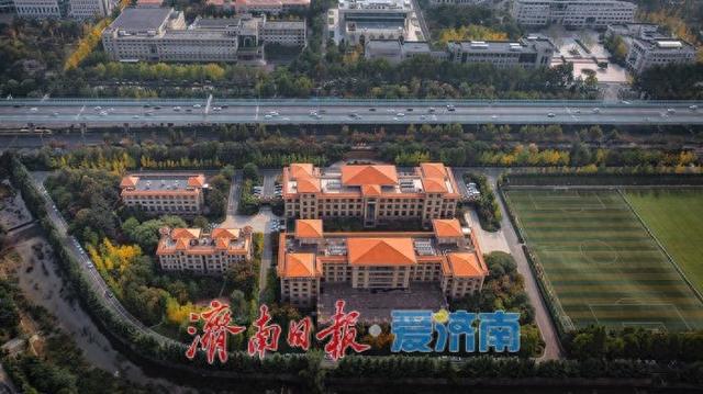 济南二环南路秋日生态与都市繁华交织，绘就别样风景