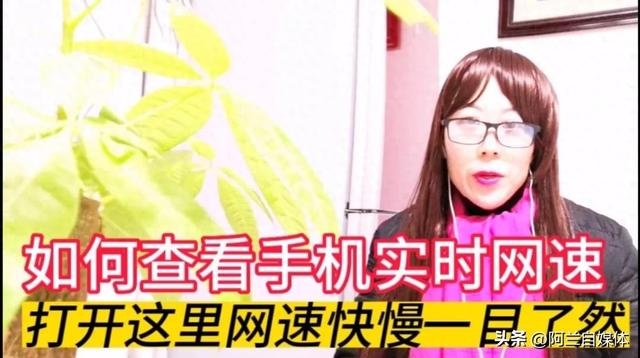 手机怎样测网速（如何查看手机实时网速打开这里）
