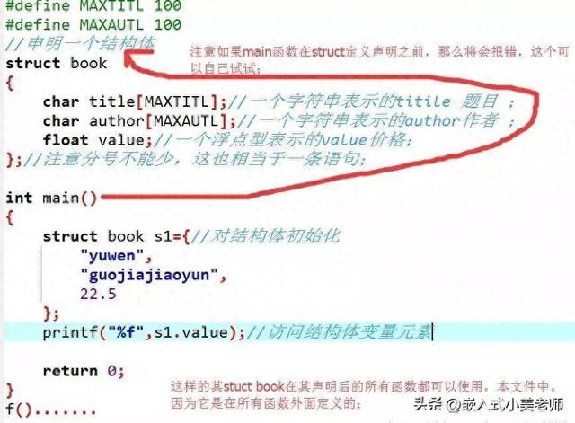 c语言struct用法（全面讲解 C 语言的结构体struct）