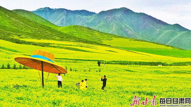 民乐县扁都口休闲旅游景区风景如画