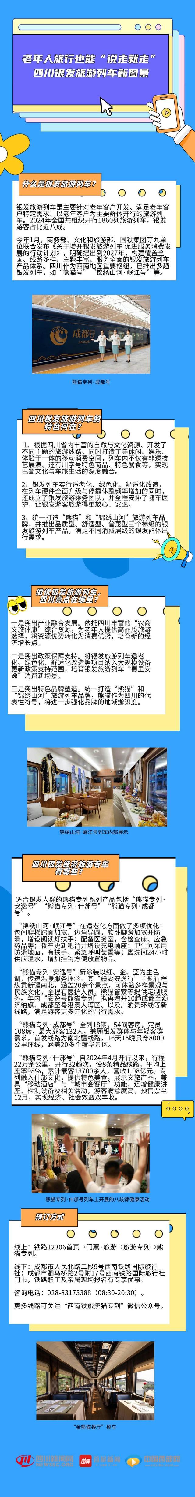 老年人旅行也能“说走就走” 一图读懂四川银发旅游列车新图景