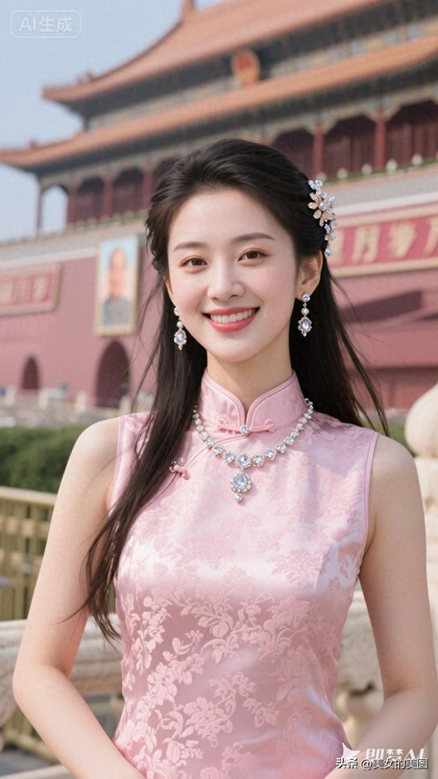 天安门旗袍女人风采