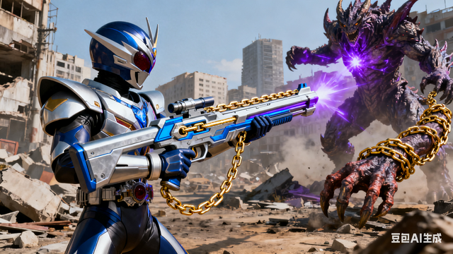 铠甲勇士和怪兽的合影（铠甲勇士流星枪硬核武器美学与剧情战力的双重标杆）