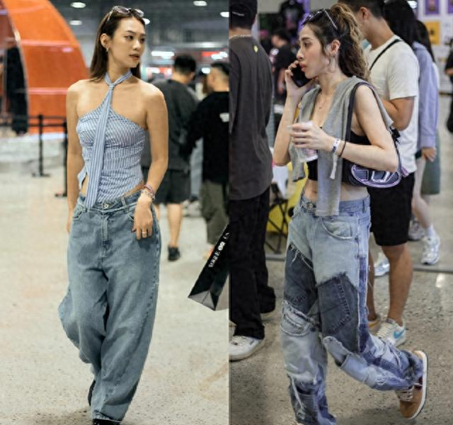 被台湾女生惊艳了！上半身露腰腹、下半身遮臀胯。时髦显瘦又性感