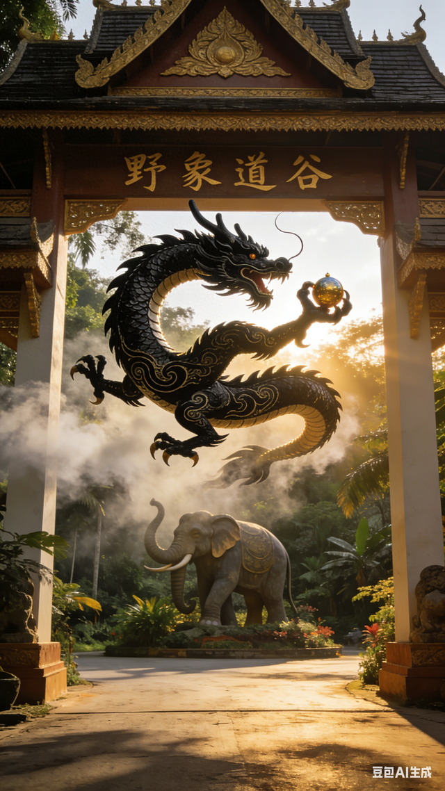 无双道龙游记《 一笔祥龙行天下 》（一六三）原始森林公园野象谷