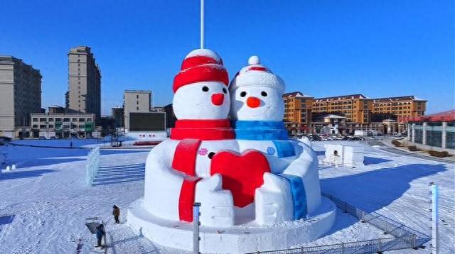 黑龙江集贤县冰雪旅游季开幕 多景区推出特色冰雪项目