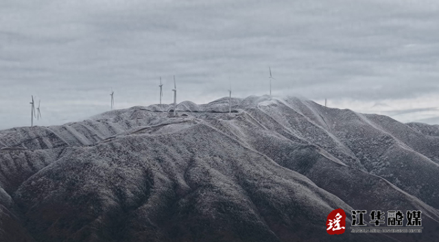 江华：西边大岭现雾凇奇观 玉树琼枝宛如仙境