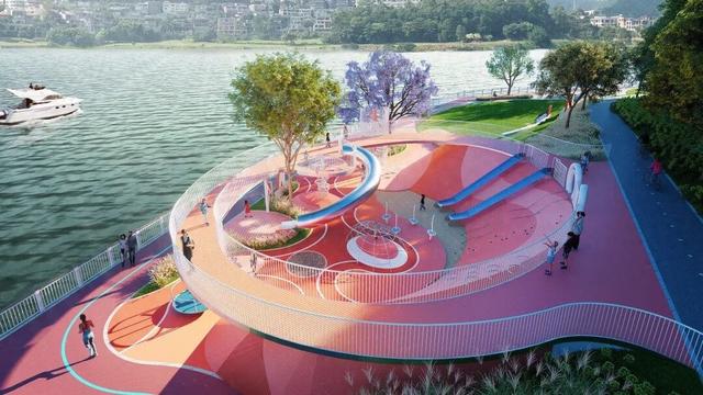 超漂亮打卡点+1！广州新增一5.8公里环湖绿道，可跑步、骑行、休闲、遛宠