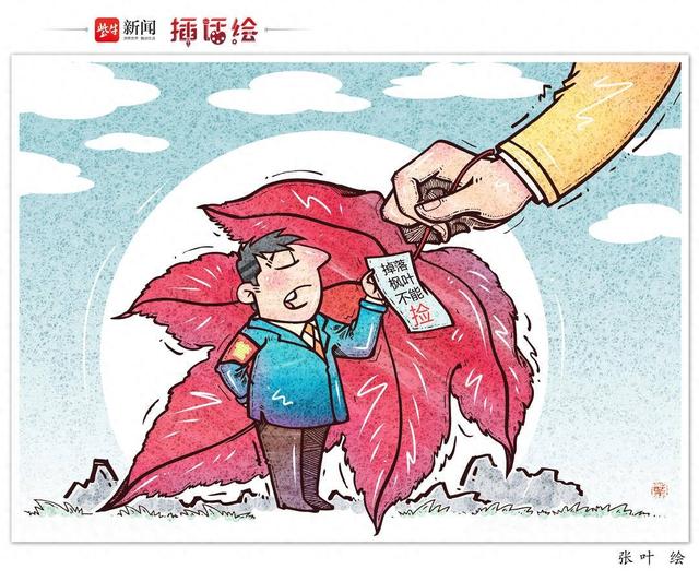 插话绘 | 捡树叶也要管，景区管理不能“一刀切”