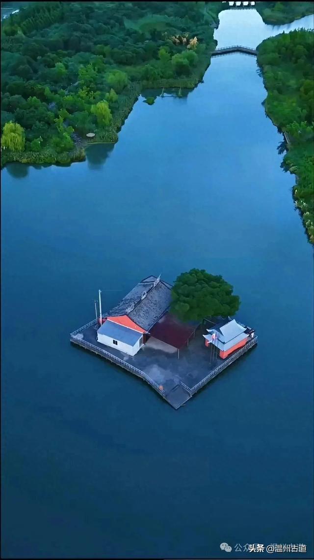温州最孤独的水中寺庙，一树一庙一孤屿，你可去过?
