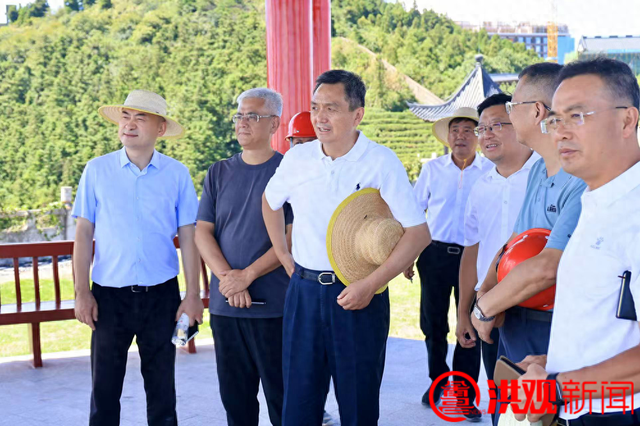 李红军调研督导梅岭云端景区索道建设情况