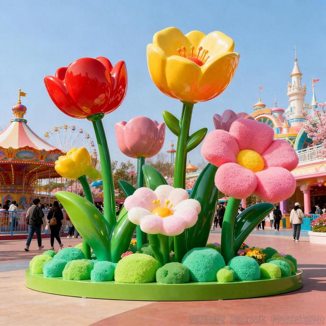 文旅景区花朵雕塑，如何设计更吸睛？