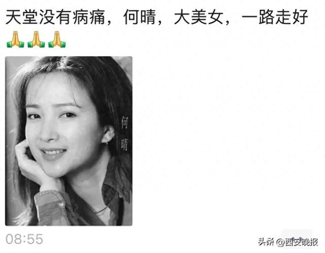 何晴去世,《三国演义》“赵云”扮演者张山透露病情:我们是邻居,她罹患脑瘤还中风了,曾见阿姨推着她进出