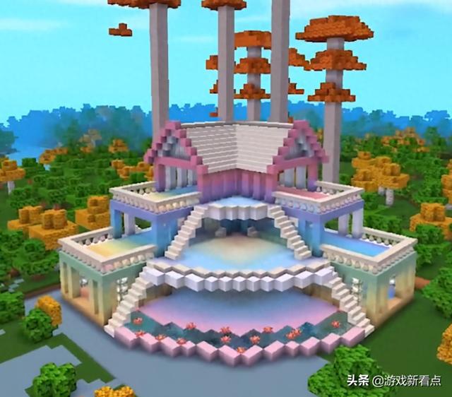 迷你世界彩虹羊（迷你世界羊纸打造三层彩虹别墅）