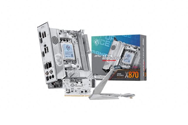 微星推出MPG X870I EDGE TI EVO WIFI主板，最高支持DDR5-10000内存