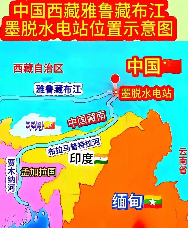 雅鲁藏布江下游水电工程开工仪式启动了，巴铁笑了，印度抗议了！