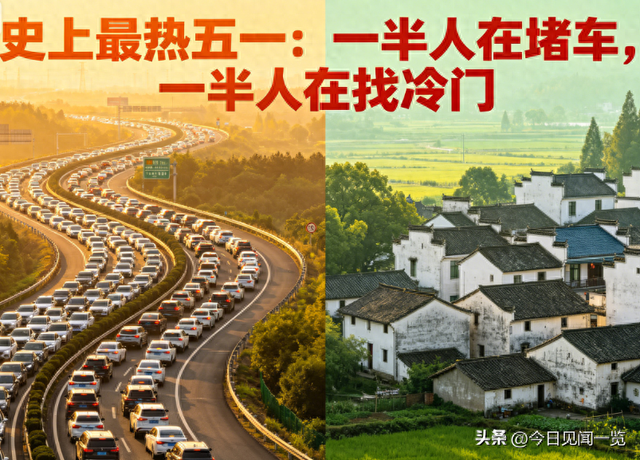 史上最热五一：一半人在堵车，一半人在找“冷门”