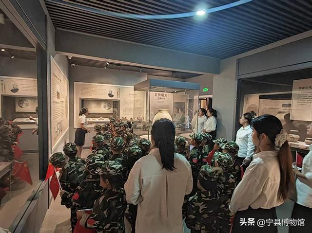 触摸历史 感知文明——宁县博物馆 博苑阳光幼儿园联合开展探秘宁博之旅
