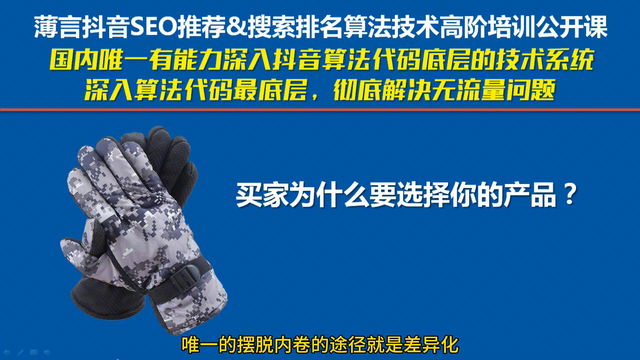 薄言抖音seo优化抖音SEO算法技术培训短视频创业自媒体运营