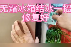 无霜冰箱结冰一招修复好#技术分享图片