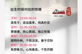 出生时辰对应的性格：急性子，说话直率，纯真朴实，热心真诚图片