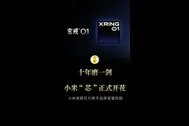 小米自研芯片正式官宣 科技圈直接炸了#小米玄戒O1 #雷军官宣小米新自研芯片视频封面