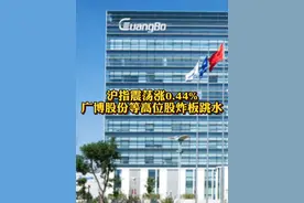 沪指震荡涨0.44% #广博股份等高位股炸板跳水 @抖音财经