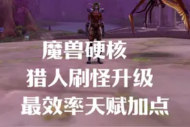 魔兽硬核 猎人刷怪升级 最效率天赋加点 #魔兽硬核模式 #魔兽世界视频封面