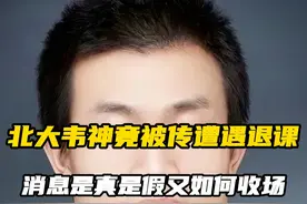 北大韦神竟被传遭遇退课 消息是真是假又如何收场（上）
#韦神韦东奕 #数学天才 #数学思维视频封面