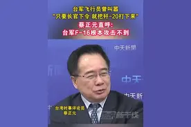 台军飞行员曾叫器"只要长官下令 就把歼-20打下来"蔡正元直呼:台军F-16根本攻击不到#海峡新干线 #台湾省 #台军视频封面