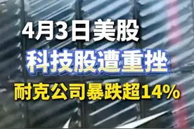 #3日美股科技股遭重挫  ！#七大科技巨头单日总市值蒸发约1万亿美元  #耐克公司 股价收盘暴跌超14%视频封面