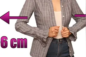 衬衣小了千万别丢，教你一招改大，改造后漂亮又合身视频封面