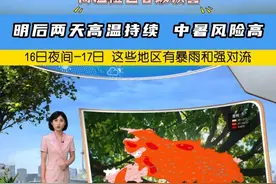 明后两天高温持续，中暑风险高，16日夜间-17日 这些地区有暴雨和强对流#高温橙色预警 #湖北天气视频封面