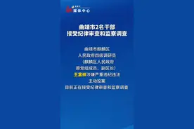 曲靖市王富祥、马勇2名干部主动投案，目前正在接受纪律审查和监察调查！#曲靖 #审查视频封面