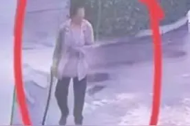 泰安市肥城市寻人：七旬老太走失，患轻微小脑萎缩，穿红色格子上衣，拄拐杖图片