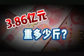 银行行长3.86亿，市长31亿！3.86亿是多少钱？有多重？ #别划走