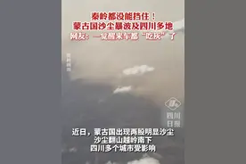 秦岭都没能挡住！蒙古国沙尘暴波及四川多地 视频封面