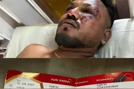 印航母公司为每名死者赔1000万卢比，6月12日报道印度坠机事故幸存者发声：“站起来时周围都是尸体”，该幸存者座位在11A紧邻舱门（央视新闻）#大象主播说视频封面