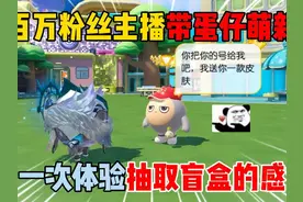 蛋仔派对：百万粉丝主播带蛋仔萌新！第一次体验抽取盲盒的感觉！