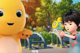 一起玩吹泡泡的游戏吧#小N龙#3-6岁儿童动画片 泡泡机