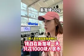 当我用人民币体验新加坡物价 新加坡免签，但不是免费！#新加坡 #新加坡旅游 #物价 #旅游 #vlog