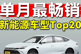 2025年单月最畅销的20款新能源车型都有谁？ #汽车 #纯电动