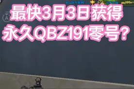 最快3月3日获得永久的QBZ191零号？一起来看！ #QBZ191银翼