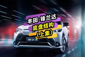 丰田-锋兰达，底盘结构。上集  #丰田 #锋兰达 #汽车底盘视频封面