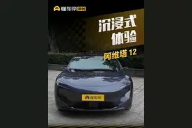 沉浸式体验阿维塔 12#懂车帝抢先试驾 #阿维塔12 #柚子不开车视频封面